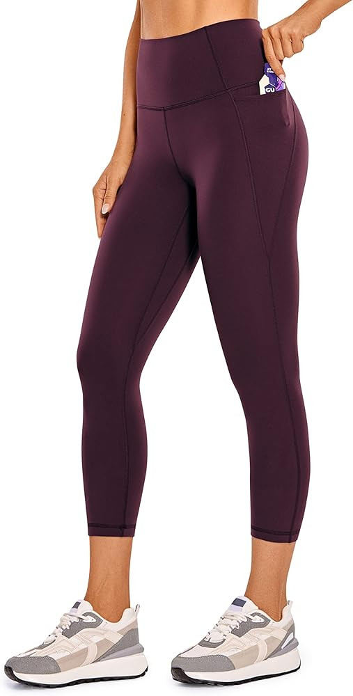 CRZ YOGA Womens Butterluxe Workout Capri Leggings with Pockets 21 Inches - High Waisted Gym Athle... | Amazon (US)