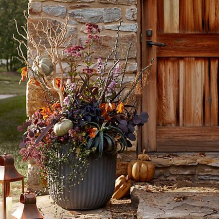 Oh my ghord is this not the most stunning arrangement?! Love using oversized pots inside and outside to house - especially when they’re bursting with blooms like this one! Such a great floral combo here! Perfect for Halloween & Fall.

#LTKSeasonal #LTKHalloween #LTKhome