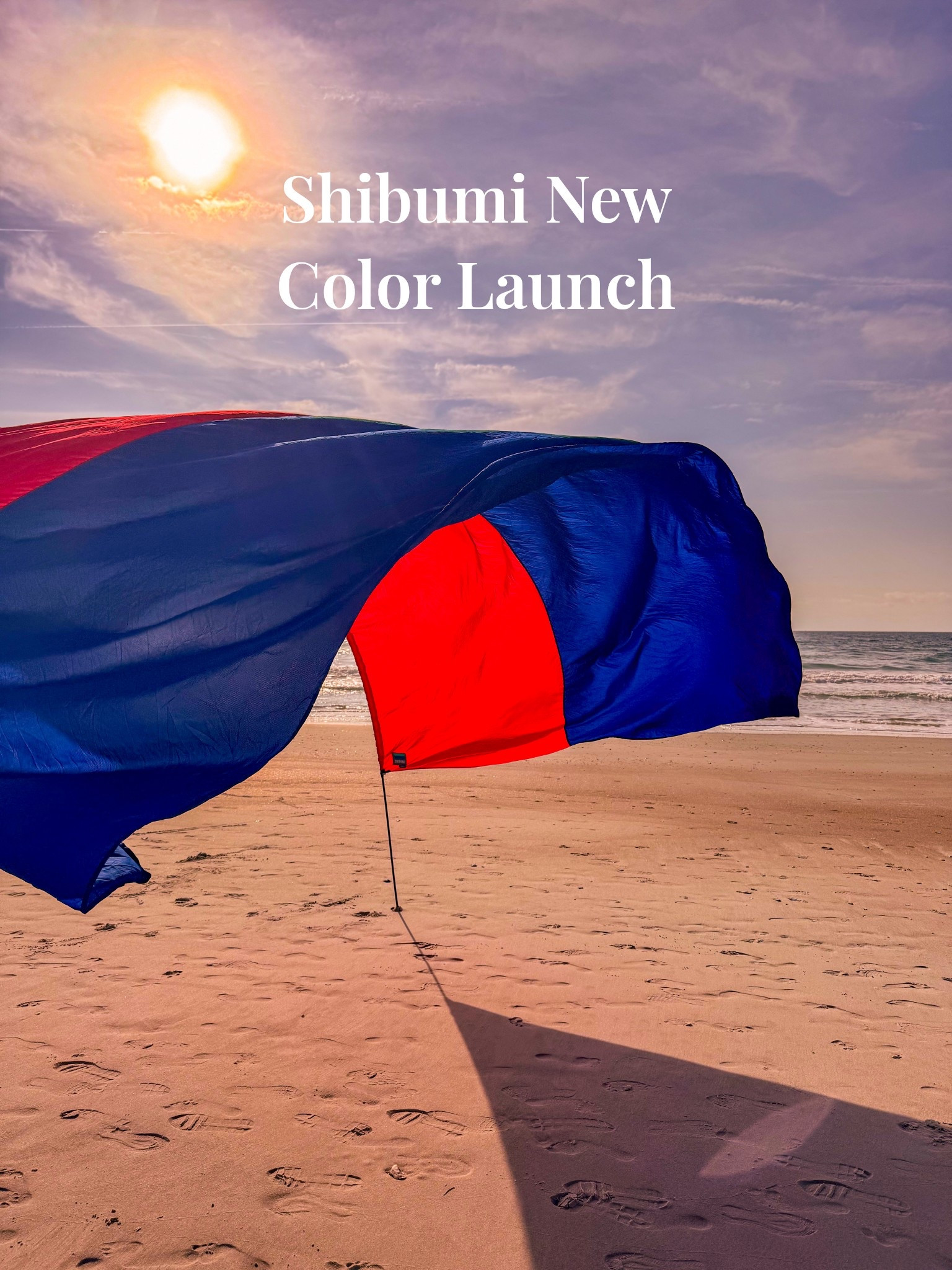 The new Shibumi color drop is here! Now with the wind assist you can easily set up shibumis on a windy or calm day!  

#shibumi #beachday #vacation