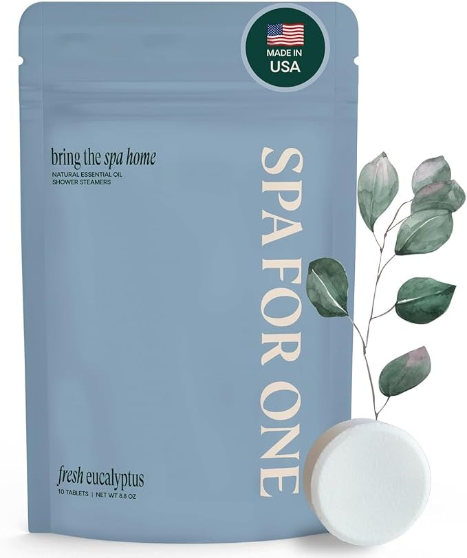 Shower Steamers Aromatherapy 10 Pack - Made in USA with Natural Essential Oils for Christmas Stoc... | Amazon (US)