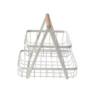 White 2-Tier Basket by Ashland® | Michaels Stores