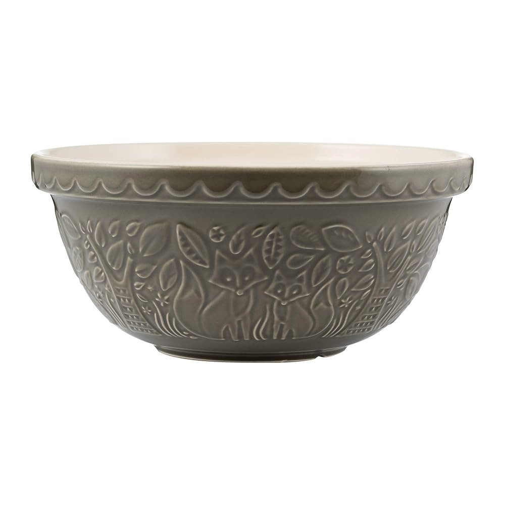 Mason Cash | In the Forest S12 Fox Embossed Mixing Bowl - 4.25 Quart | Amazon (US)