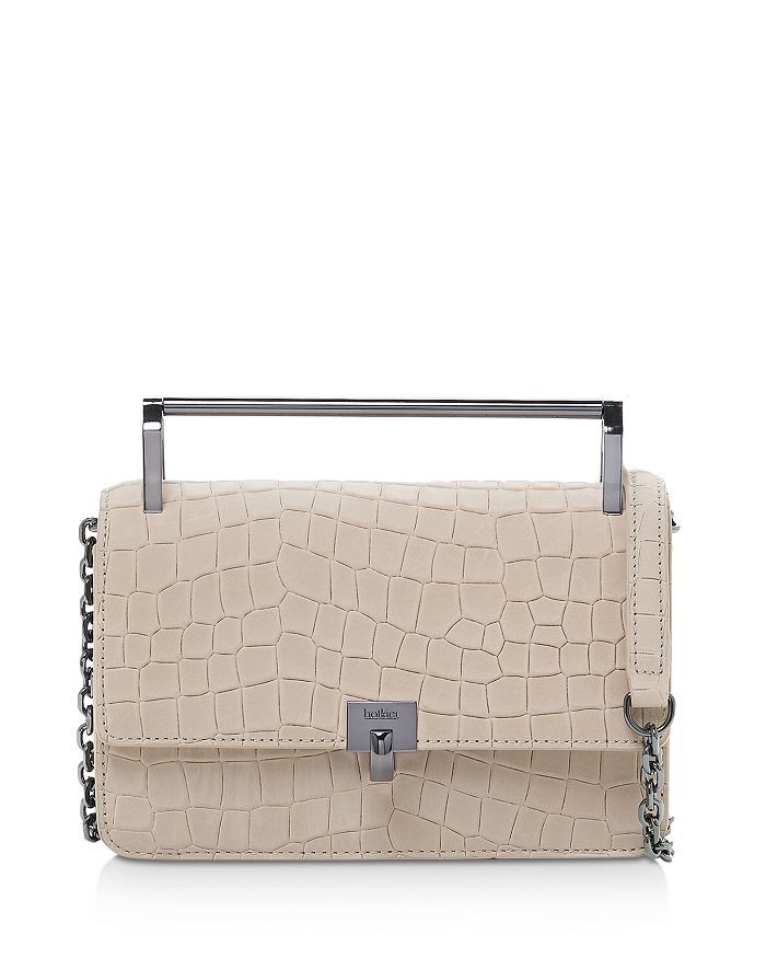 Lennox Small Croc-Embossed Leather Crossbody | Bloomingdale's (US)