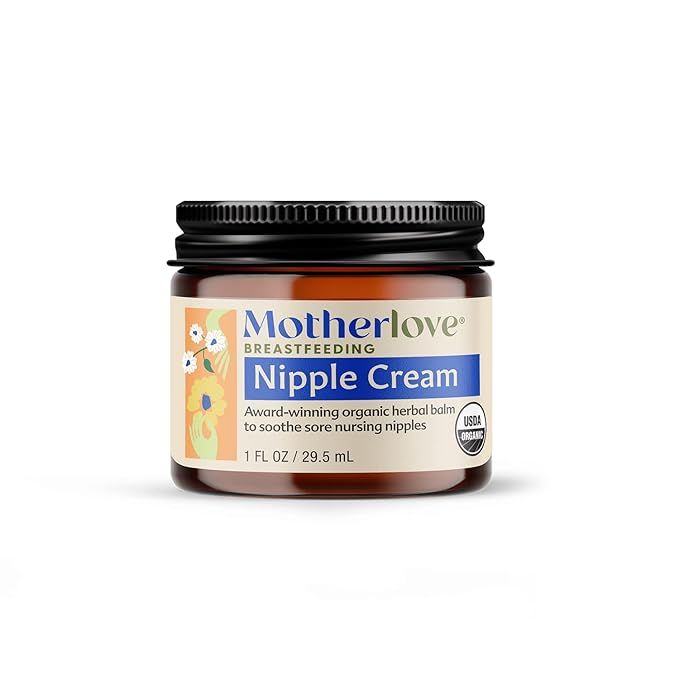 Motherlove Nipple Cream (1 oz) Organic Lanolin-Free Nipple Balm for Breastfeeding—Benefits Nurs... | Amazon (US)