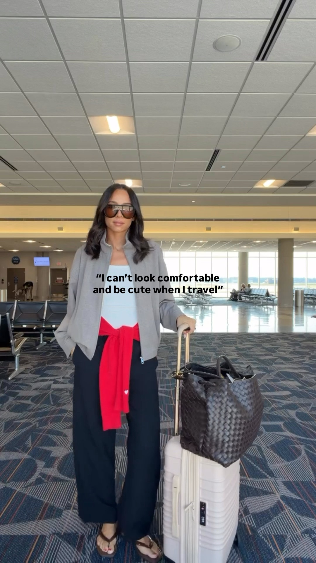 Travel outfit that’s comfy enough for the plane but chic enough for when you land! This plaid funnel neck jacket is the perfect fall layering piece from travel days to date nights. And the pants are viral for a reason! Stretchy waist, perfect drape, and NEVER wrinkle 🙌🏽 wearing a S jacket, S tank, and S pants (I’m 5’8” and these work great with flats) 

Airport outfit Travel outfit School drop off Casual fall outfit

#LTKSeasonal #LTKTravel #LTKootd