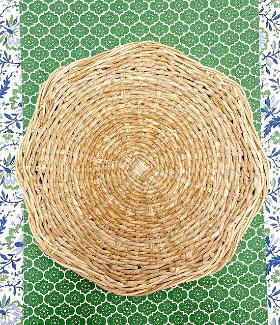 x Mrs. Southern Social Seagrass Weave Charger Plate | Dillards