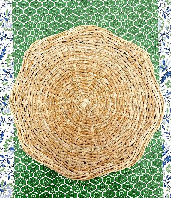 x Mrs. Southern Social Seagrass Weave Charger Plate | Dillards