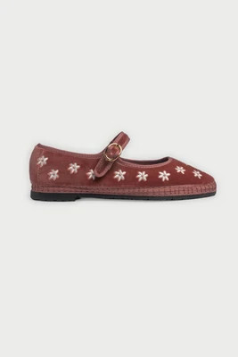 Daisy Embroidery Mary Jane | Roller Rabbit