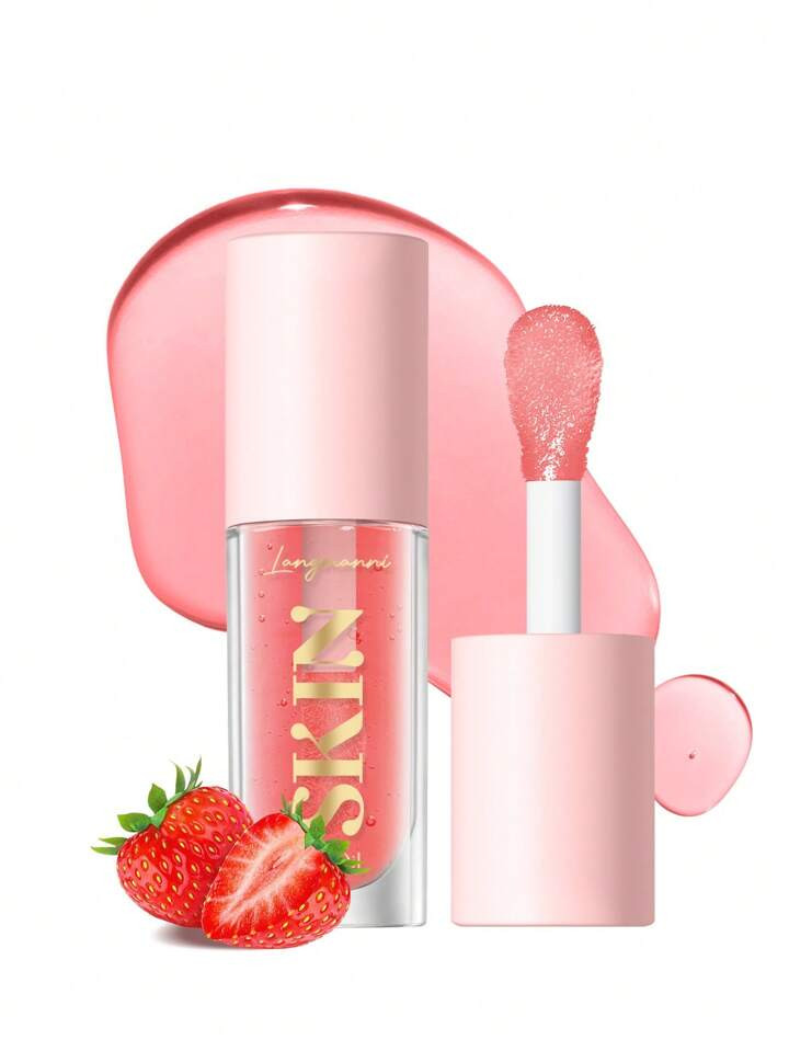 1Pc Moisturizing Lip Oil Gloss Hydrating Lip Glow Oil  Lip Oil Tinted for Lip Care | SHEIN USA | SHEIN
