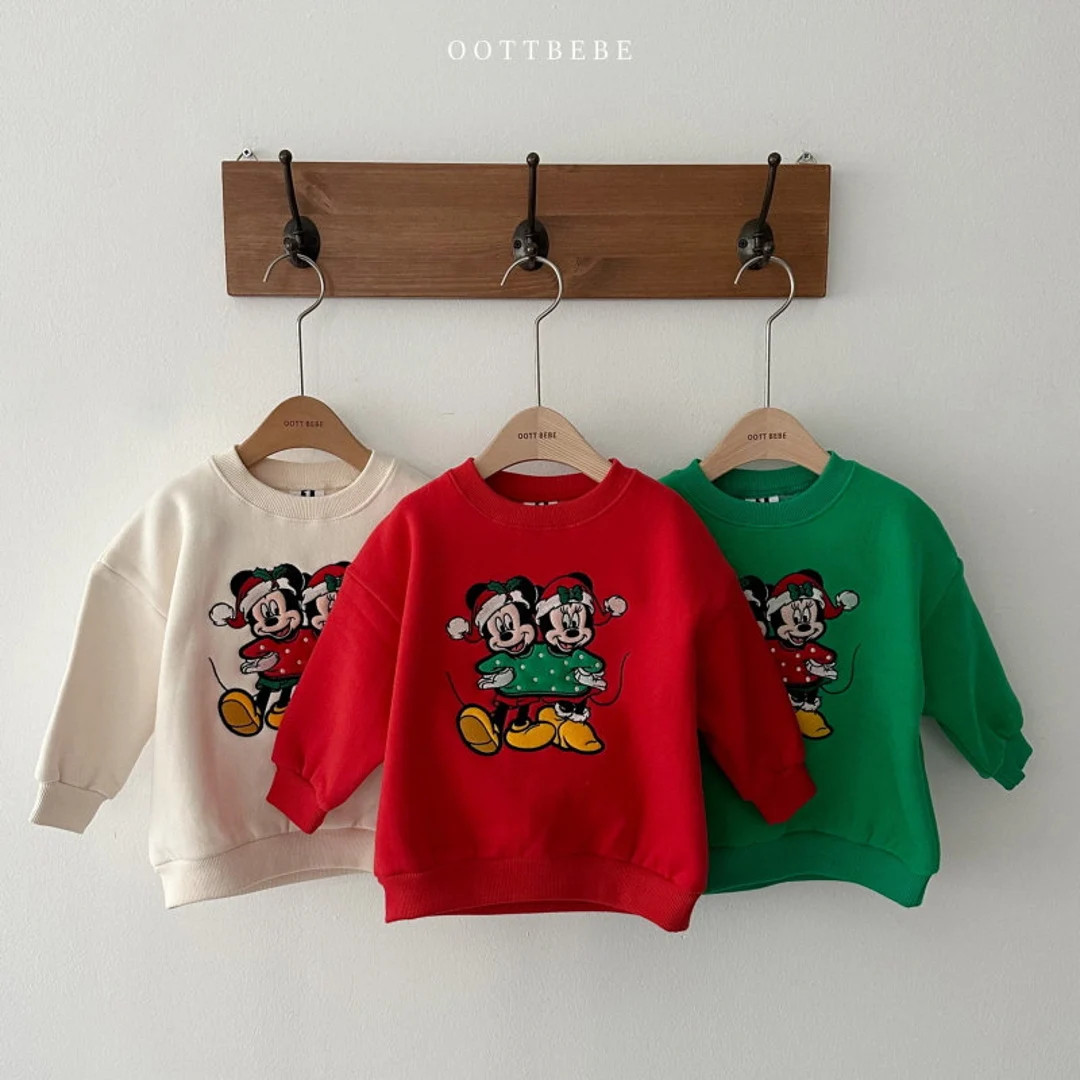 Holiday Mickey Sweater, Family Matching Sweatshirts, Family Mickey Sweater, Kids Minnie Sweatshir... | Etsy (US)