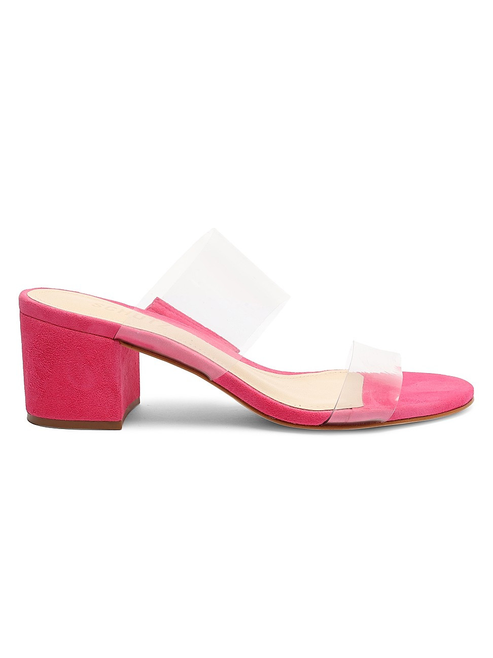 Schutz Victorie Vinyl Strap Mules | Saks Fifth Avenue