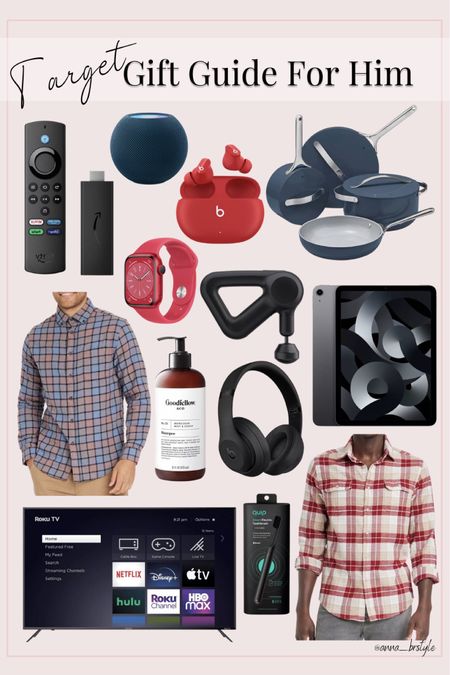 Target gift guide for him! @target #ad #targetpartner #target

gift guide for him / holiday gifts ideas / christmas season gifts / hydroflask mug / sweat pants / north face vest / flannel / cloud tennis shoes / ugg slippers / gucci duffel bag / wallet / air pod pros / yeti coolers / sunglasses / socks

#LTKGiftGuide #LTKHoliday #LTKunder50