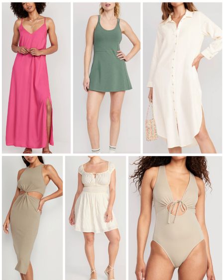 Vacation outfits and shopping list #dresses #swimsuit