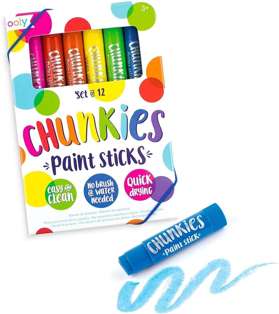 OOLY, Giftable Chunkies, No Brush or Water Needed, Twistable Paint Stick Set for Kids and Adults,... | Amazon (US)