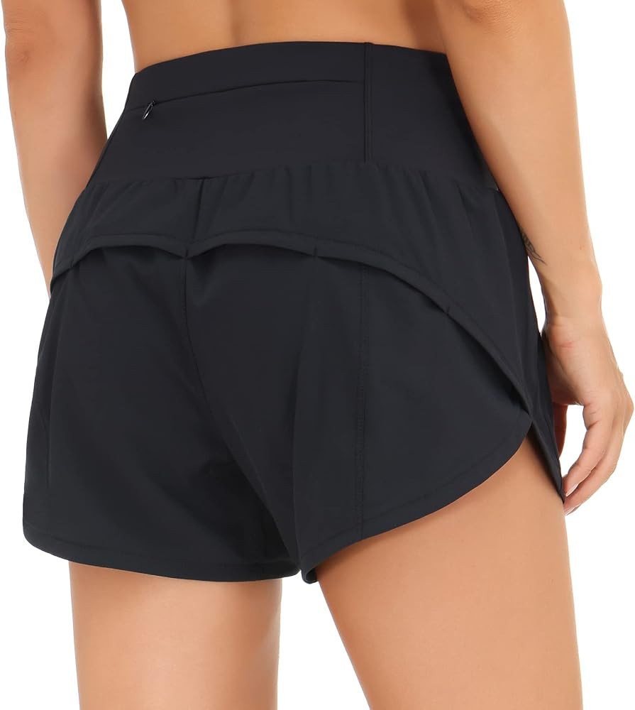 Dragon Fit Running Shorts for Women High Waisted Workout Shorts with Zipper Pockets Athletic Swea... | Amazon (US)