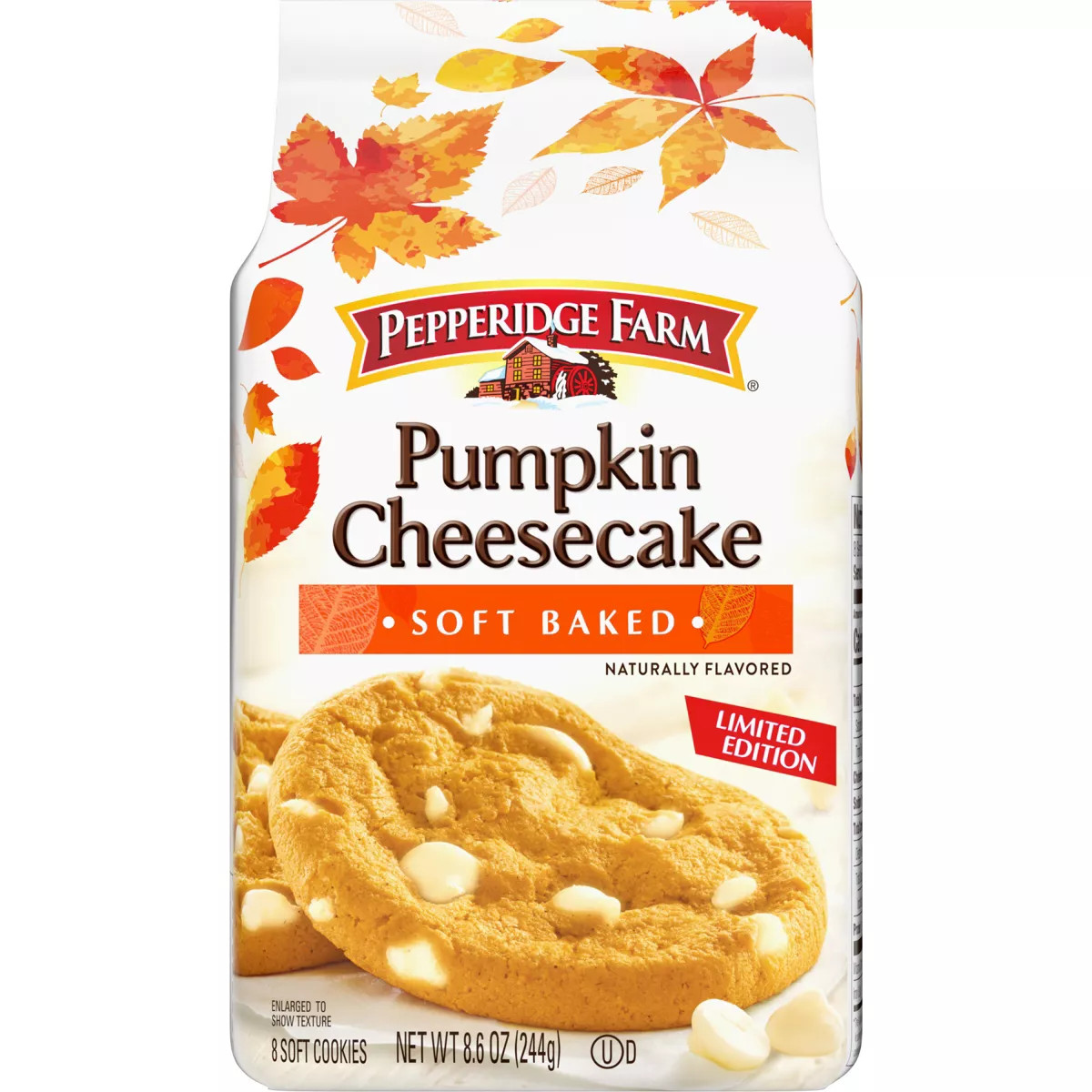 Pepperidge Farm Pumpkin Cheesecake Soft Baked Cookies - 8.6oz | Target