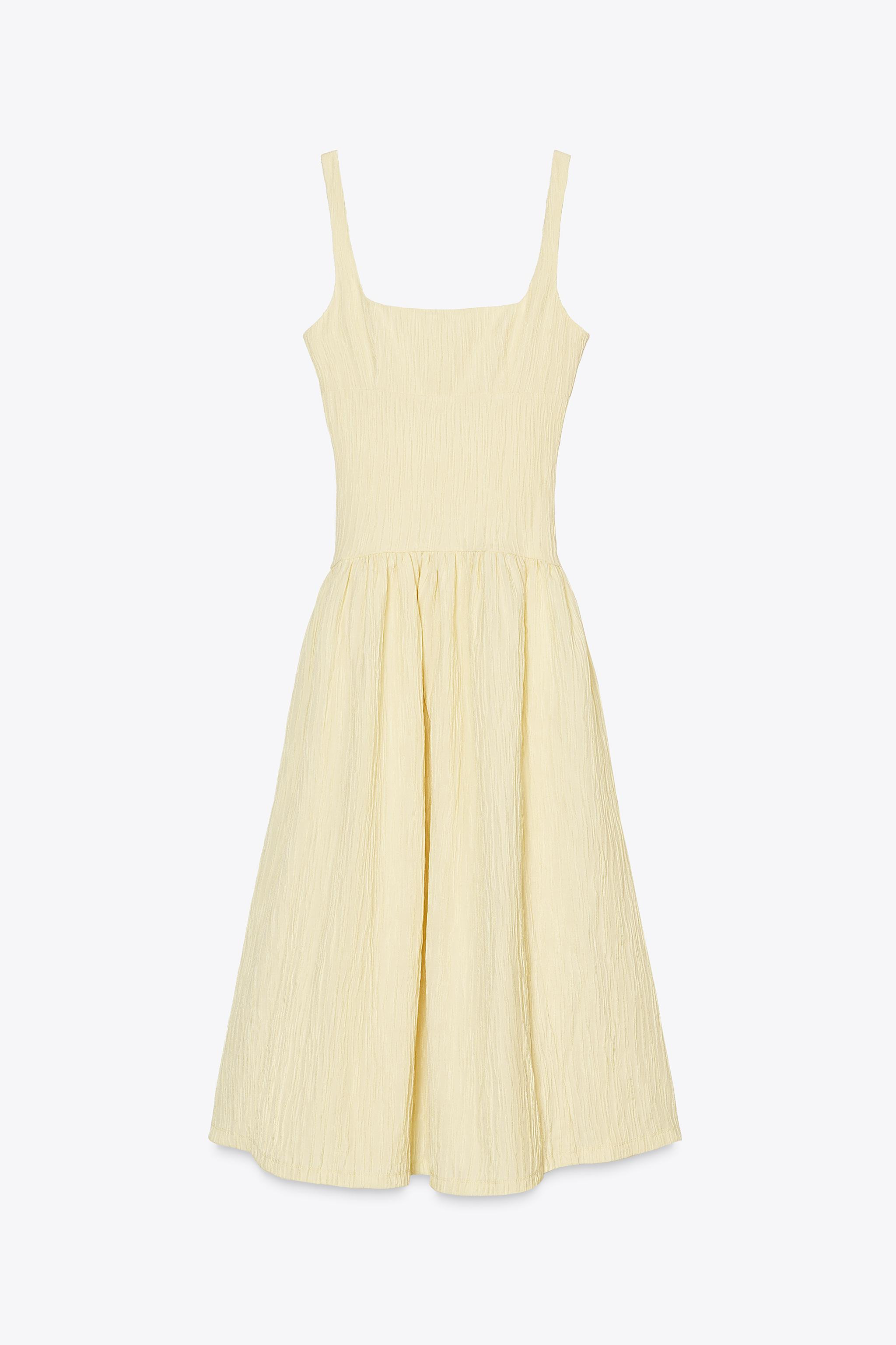 MIDIKLEID MIT TEXTUR | Zara DE