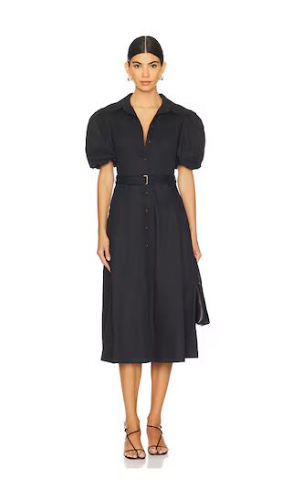 Maritza Midi Dress in Black | Revolve Clothing (Global)