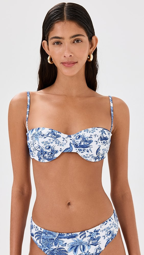 STAUD Jo Balconette Bikini Top | Shopbop | Shopbop