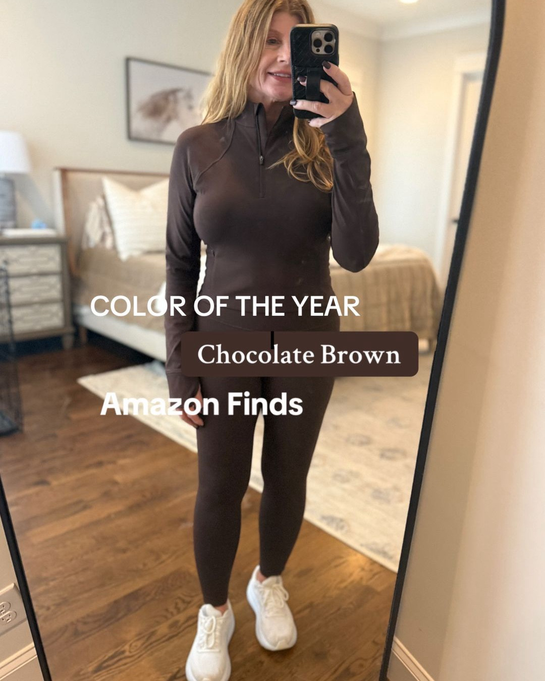 Chocolate is still going strong…Amazon Finds🤎
You can find this color in Athletic Wear, Casual Wear and Home Bedding!

#LTKActive #LTKFindsUnder50 #LTKOver40