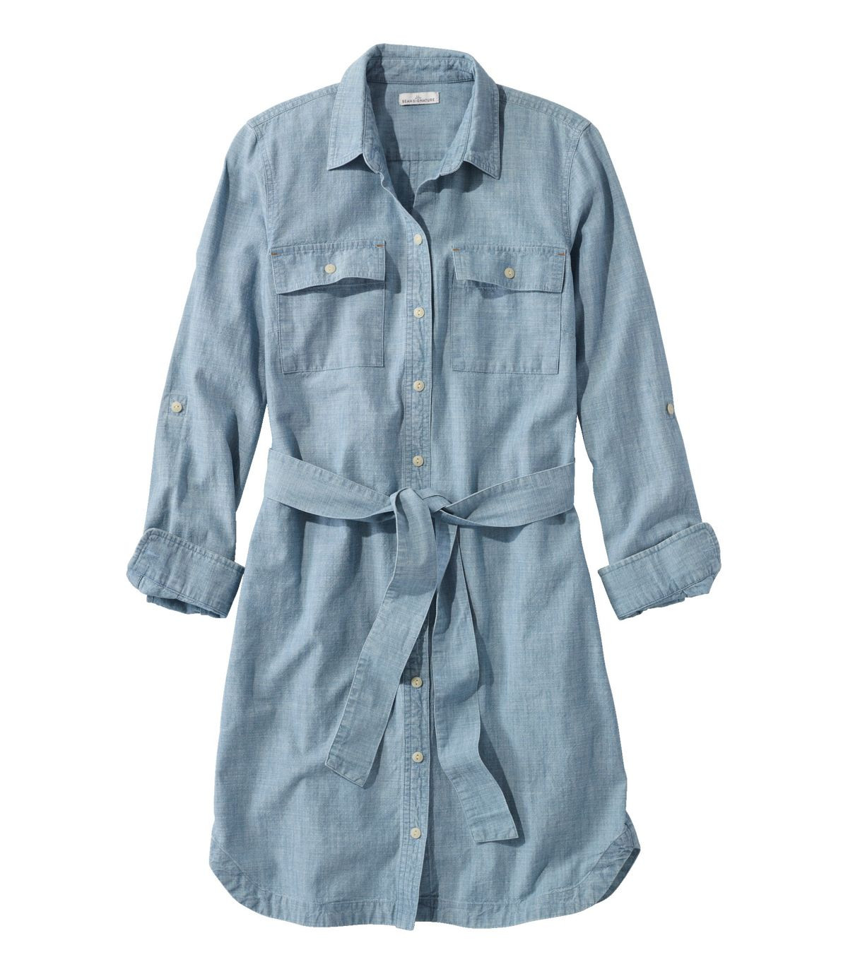 Women's Signature Camp Shirt Dress, Button-Front | Dresses & Skirts at L.L.Bean | L.L. Bean