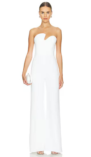Strapless Puzzle Jumpsuit in Ivory | Revolve Clothing (Global)