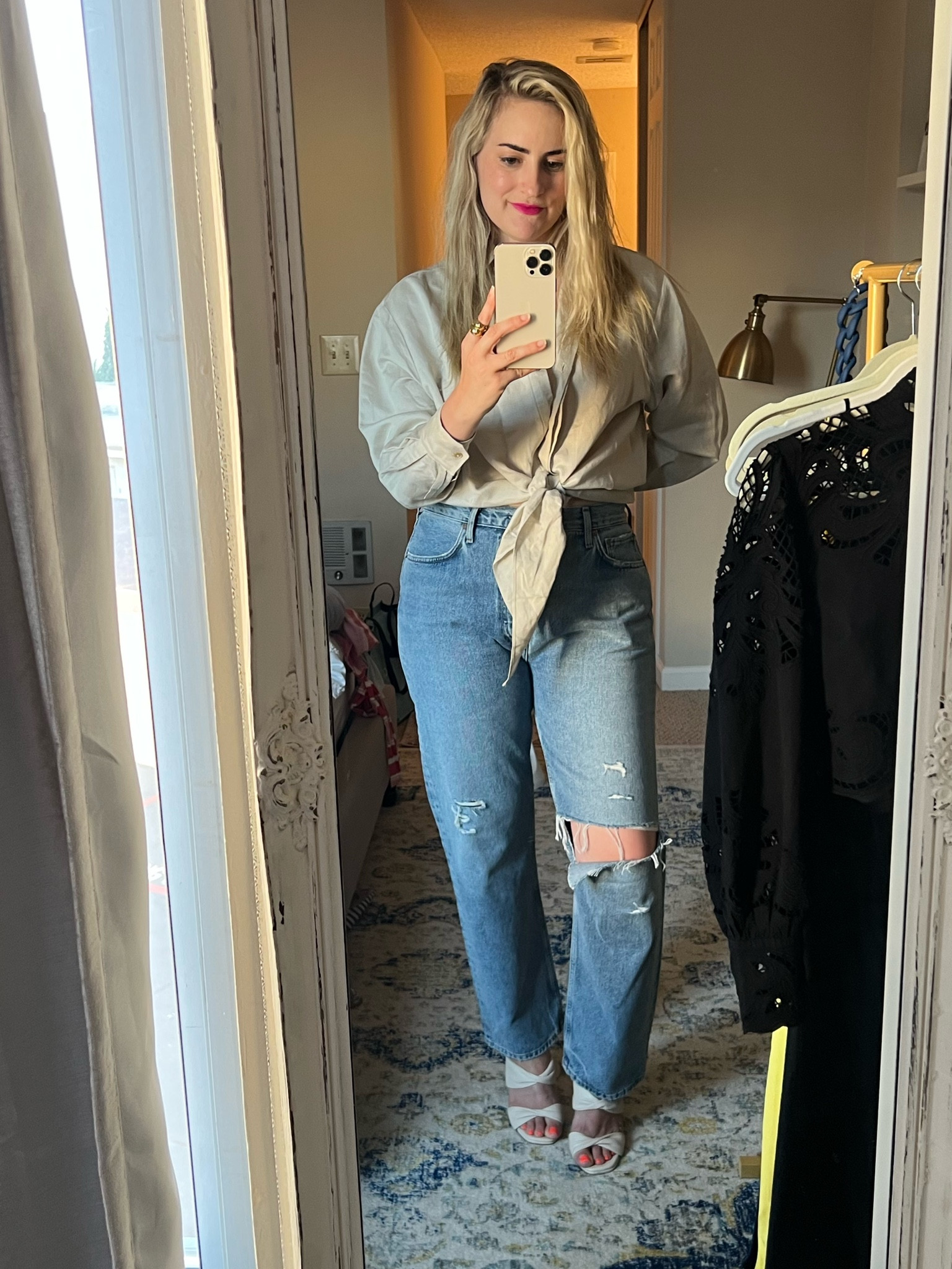 Fall style | denim | wide leg denim | ag jeans | transitional style | casual style 

#LTKSeasonal