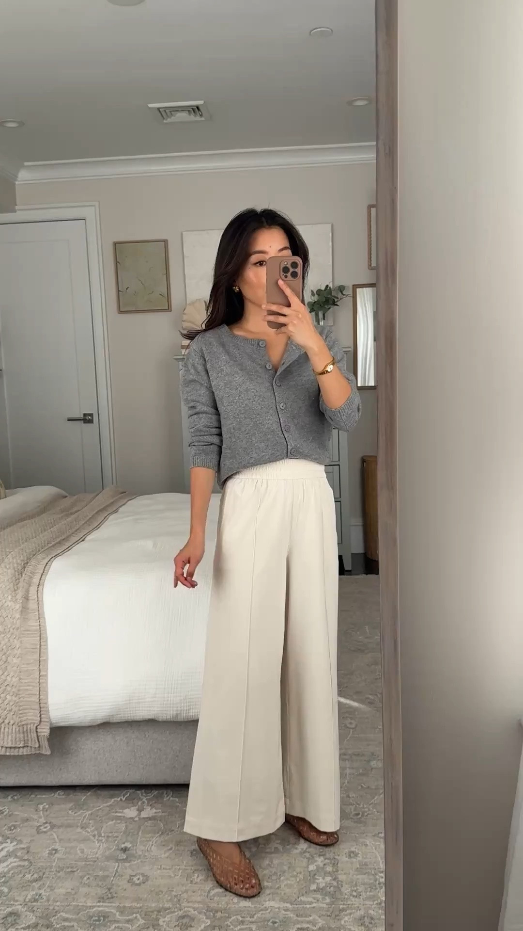 Size info below! • Breezily Pants XXS 25” length travel friendly and machine washable 
• Quince Cardigan XS my favorite petite friendly cashmere cardigan from them 
• Dolce Vita flats 5 can size down if between sizes 

Lululemon pants, summer outfits, petite friendly, smart casual

#LTKPetite #LTKWorkwear #LTKTravel