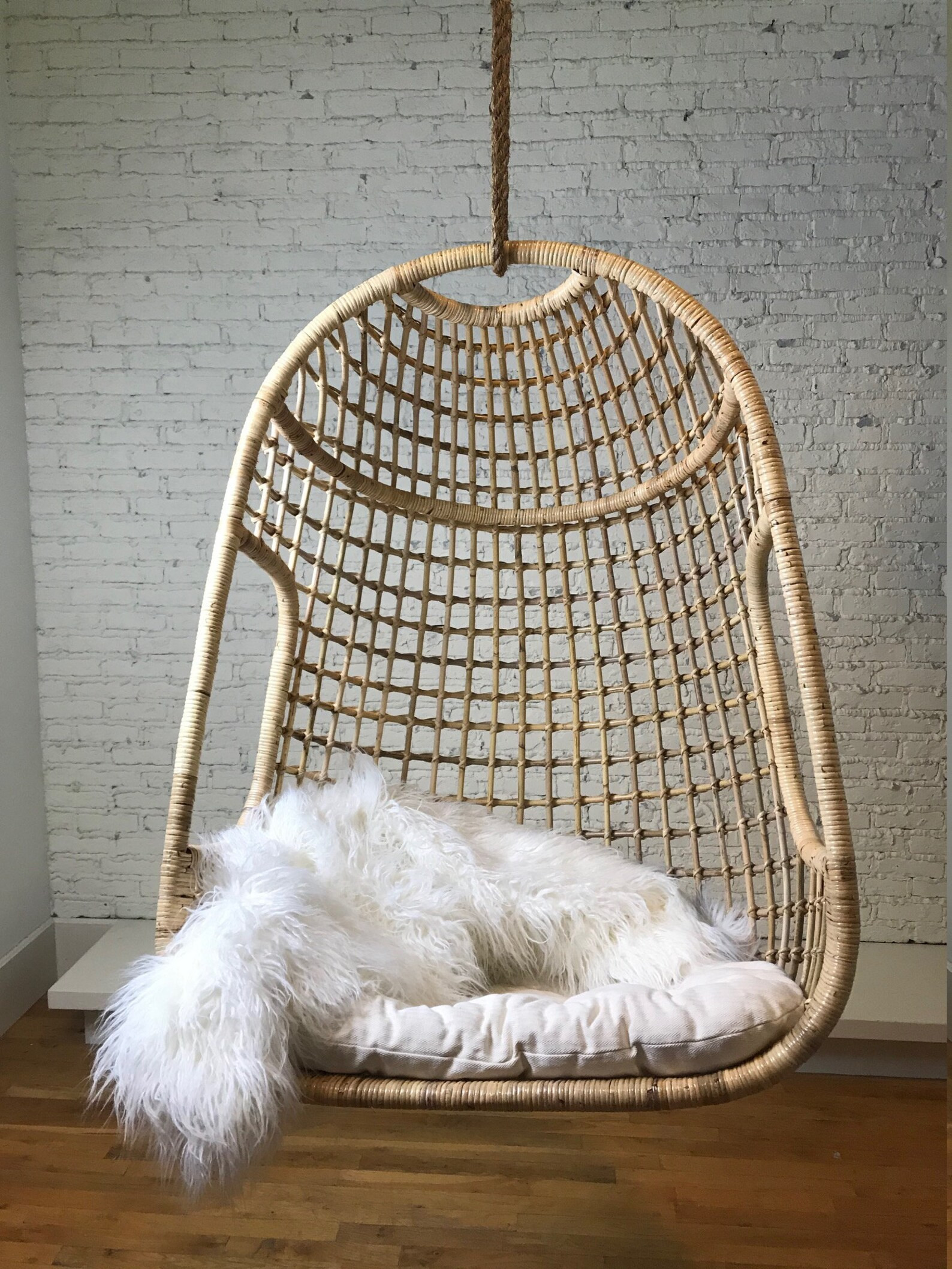 Melbourne Rattan Swing Chair | Etsy (US)