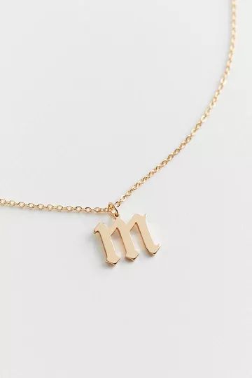 Initial Charm Necklace | Urban Outfitters (US and RoW)