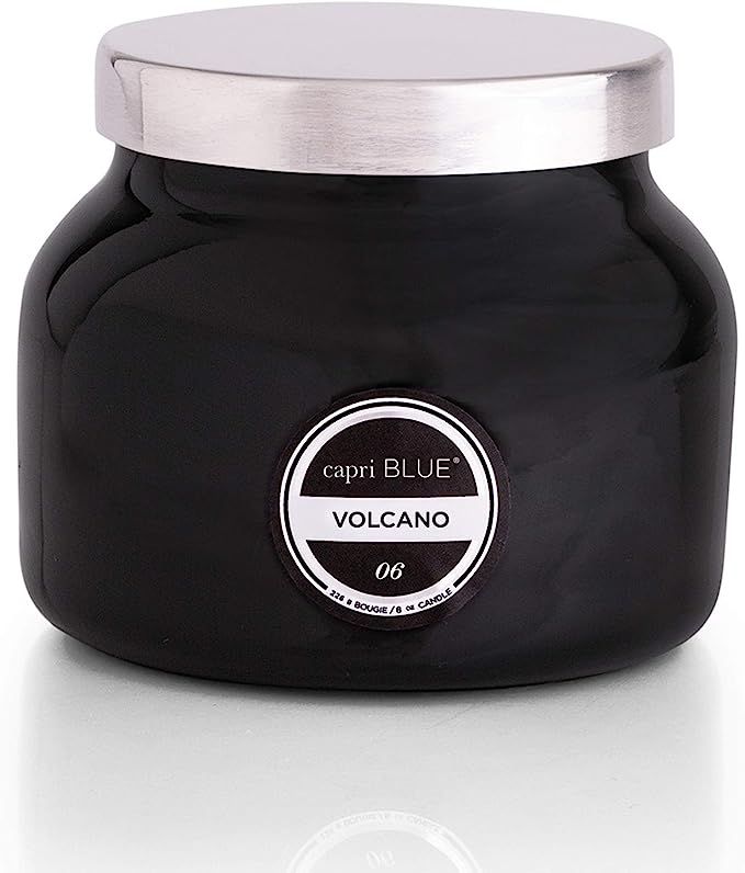 Capri Blue Petite Candle - 8 Oz - Volcano - Black | Amazon (US)