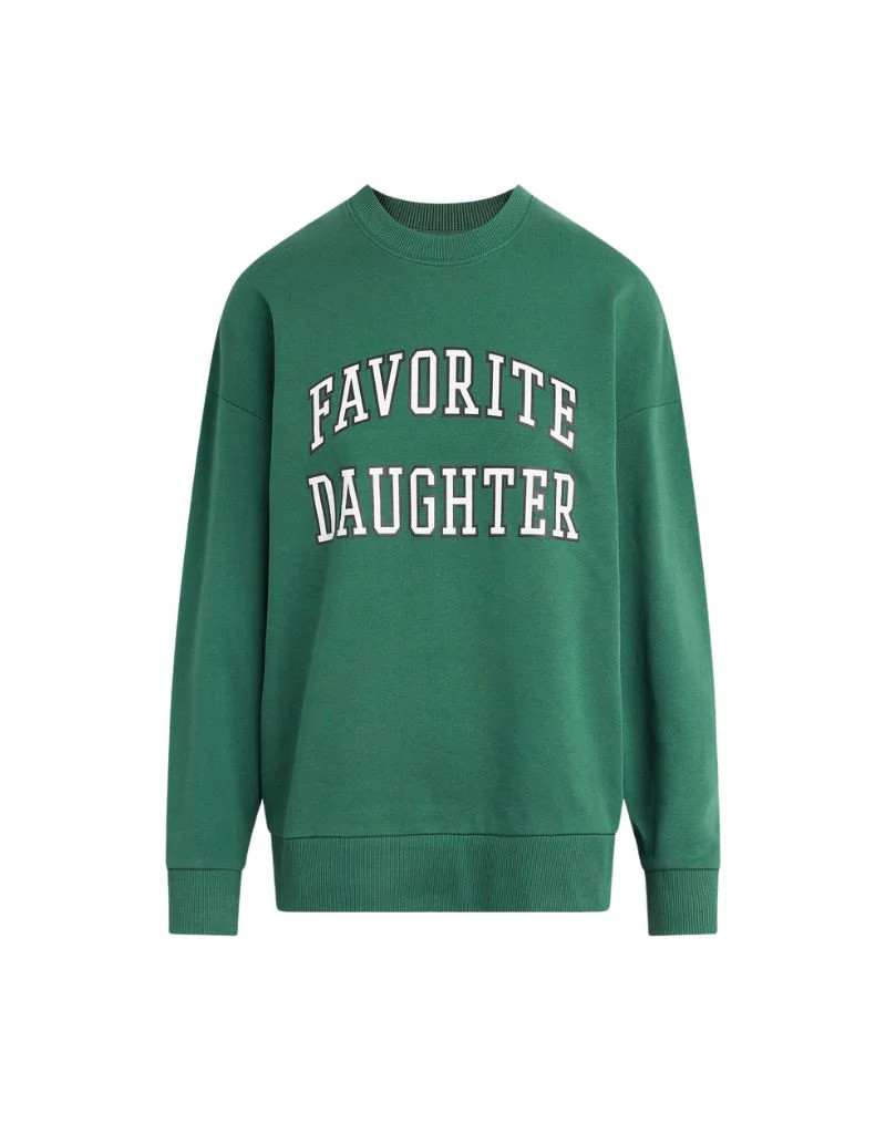 Favorite Daughter Collegiate Sweatshirt in Evergreen | Ambiance
