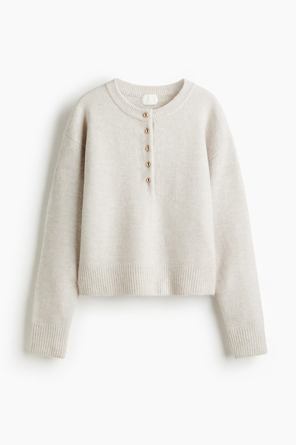Button-top jumper | H&M (UK, MY, IN, SG, PH, TW, HK)
