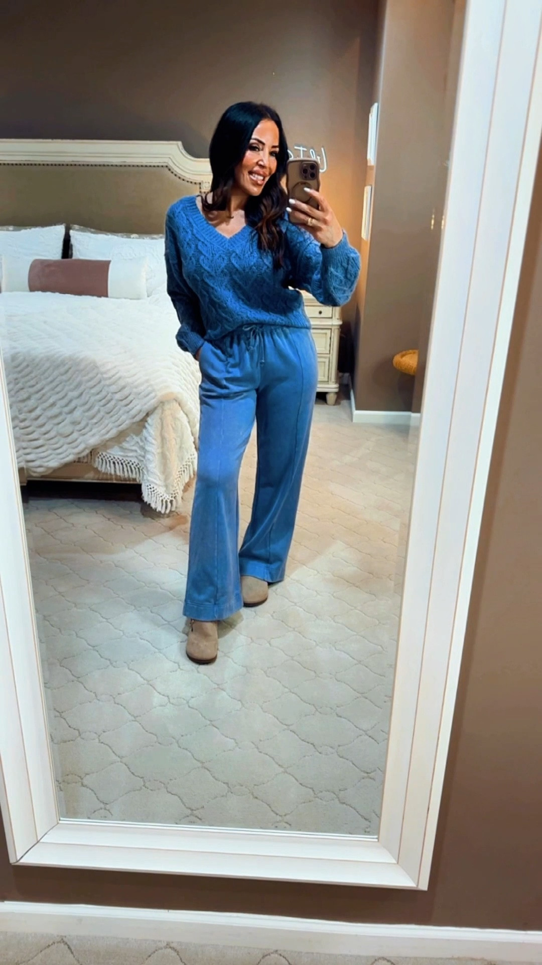 Walmart does it again! 💙✨
I am officially obsessed with this "elevated lounge" look. It’s giving boutique quality and major quiet luxury vibes, but for a fraction of the price. 💸
I love how the off-the-shoulder knit adds a little feminine touch to a super cozy outfit. Whether you’re running errands, working from home, or heading to school drop-off, this set makes you feel put-together without even trying. ☕️☁️
#walmartstyle

#LTKHome #LTKOver40 #LTKSeasonal