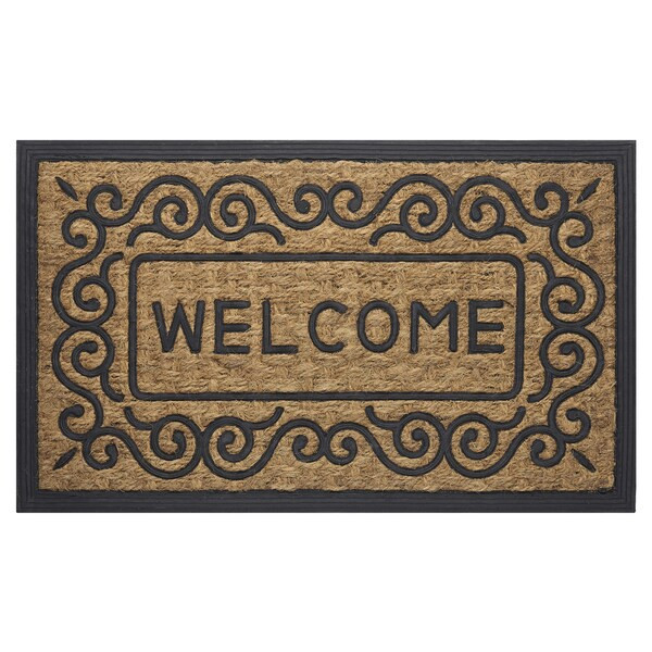 Achim Coco Scrolls Welcome Mat (18 x 30) | Bed Bath & Beyond