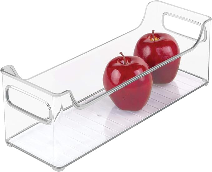 iDesign Plastic Fridge and Freezer Storage Organizer Bin with Handles, Clear Container for Food, ... | Amazon (US)