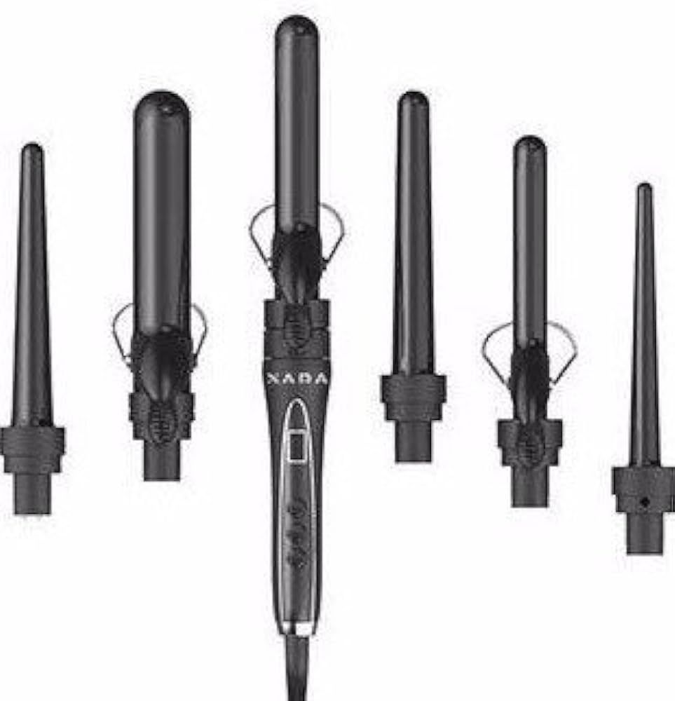 XARA 6 IN 1 CURLING IRON SET Professional ceramic ionic technology w/ Spring and Wand option (6in... | Amazon (US)