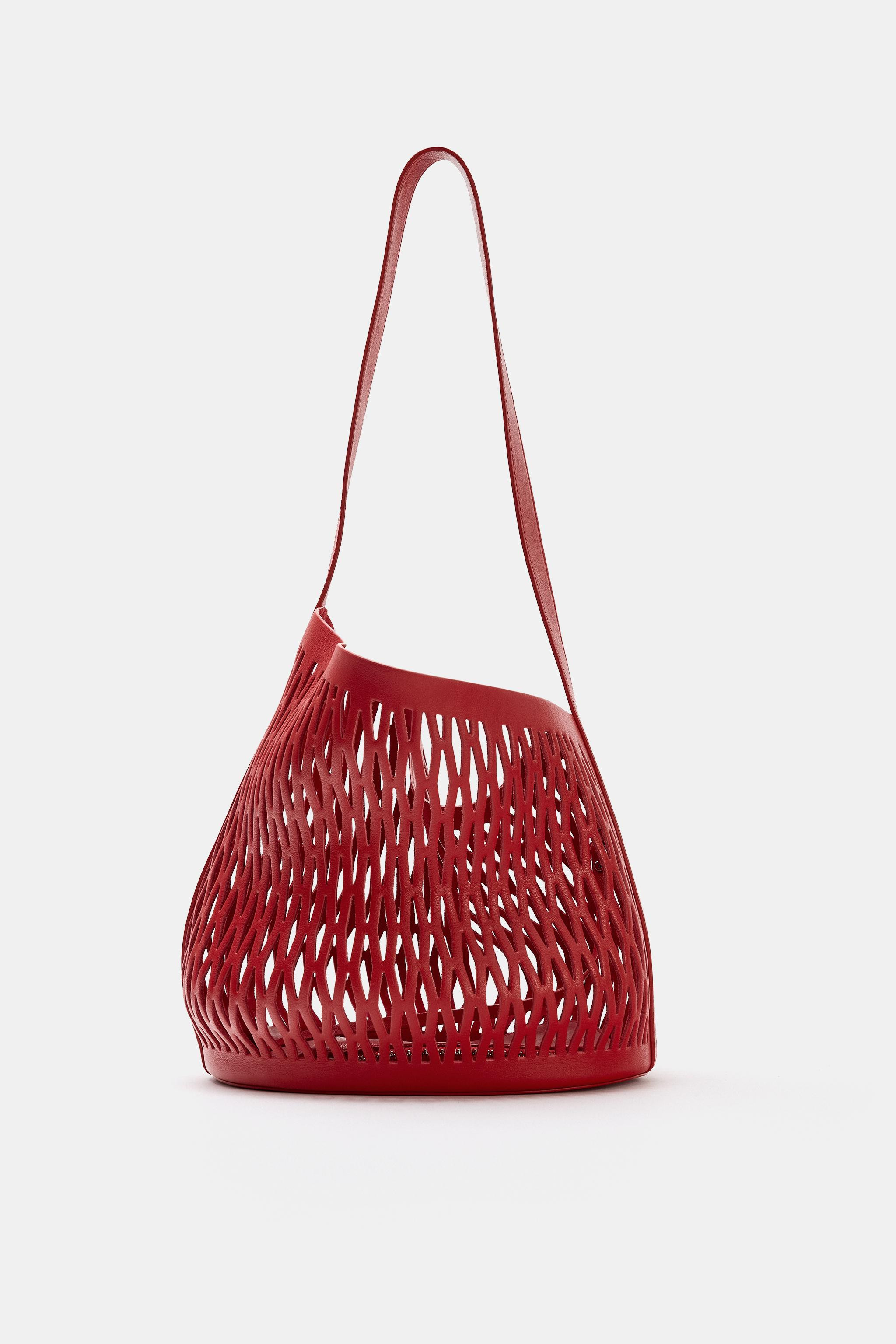 DIE-CUT LEATHER BAG | Zara US