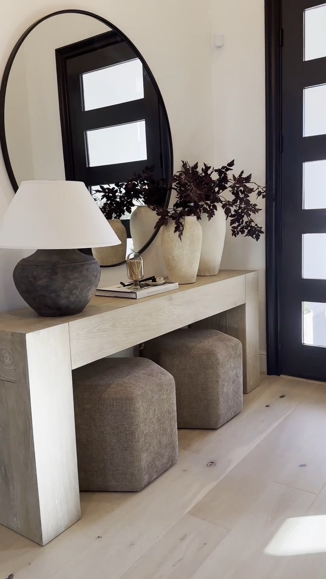 💫

Let’s talk entryway styling ☺️

To achieve balanced scaling in a room, incorporate larger accessories like vases to create visual harmony. Smaller accessories can make a space feel cluttered, as they often require more items to fill empty areas.

In larger spaces, choose larger furniture pieces, such as my 72-inch console table, which surpasses the standard length at around 60 inches. 🤎 For smaller spaces, select furniture with greater depth and height to create the illusion of larger-scale pieces. 🫶🏽

#LTKSaleAlert #LTKHome #LTKStyleTip