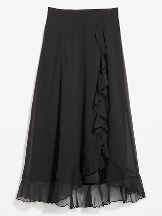 High-Waisted Ruffled Maxi Skirt for Women | Old Navy (US)