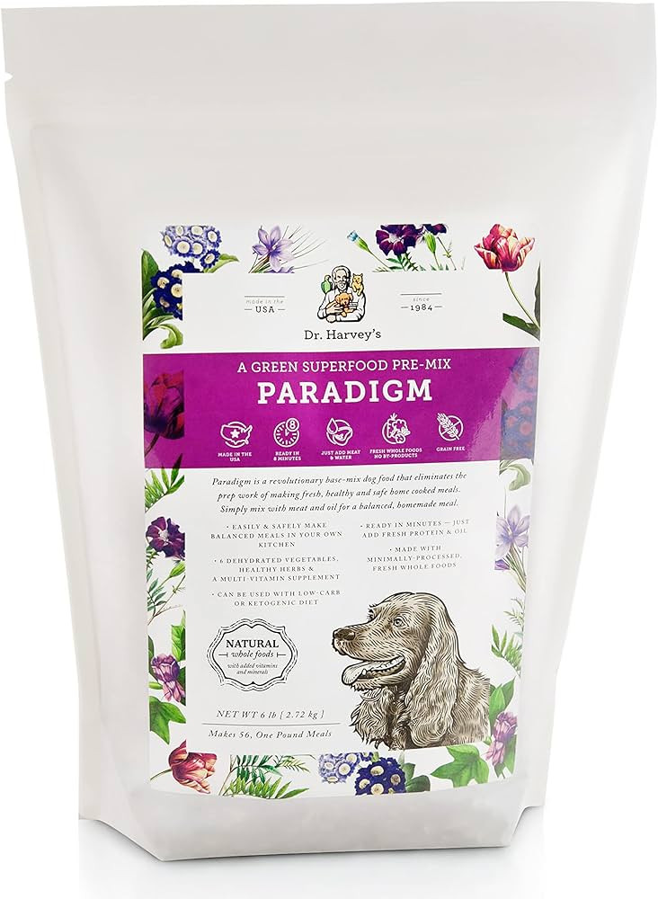 Dr. Harvey's Paradigm Green Superfood Dog Food, Human Grade Dehydrated Grain Free Base Mix for Do... | Amazon (US)
