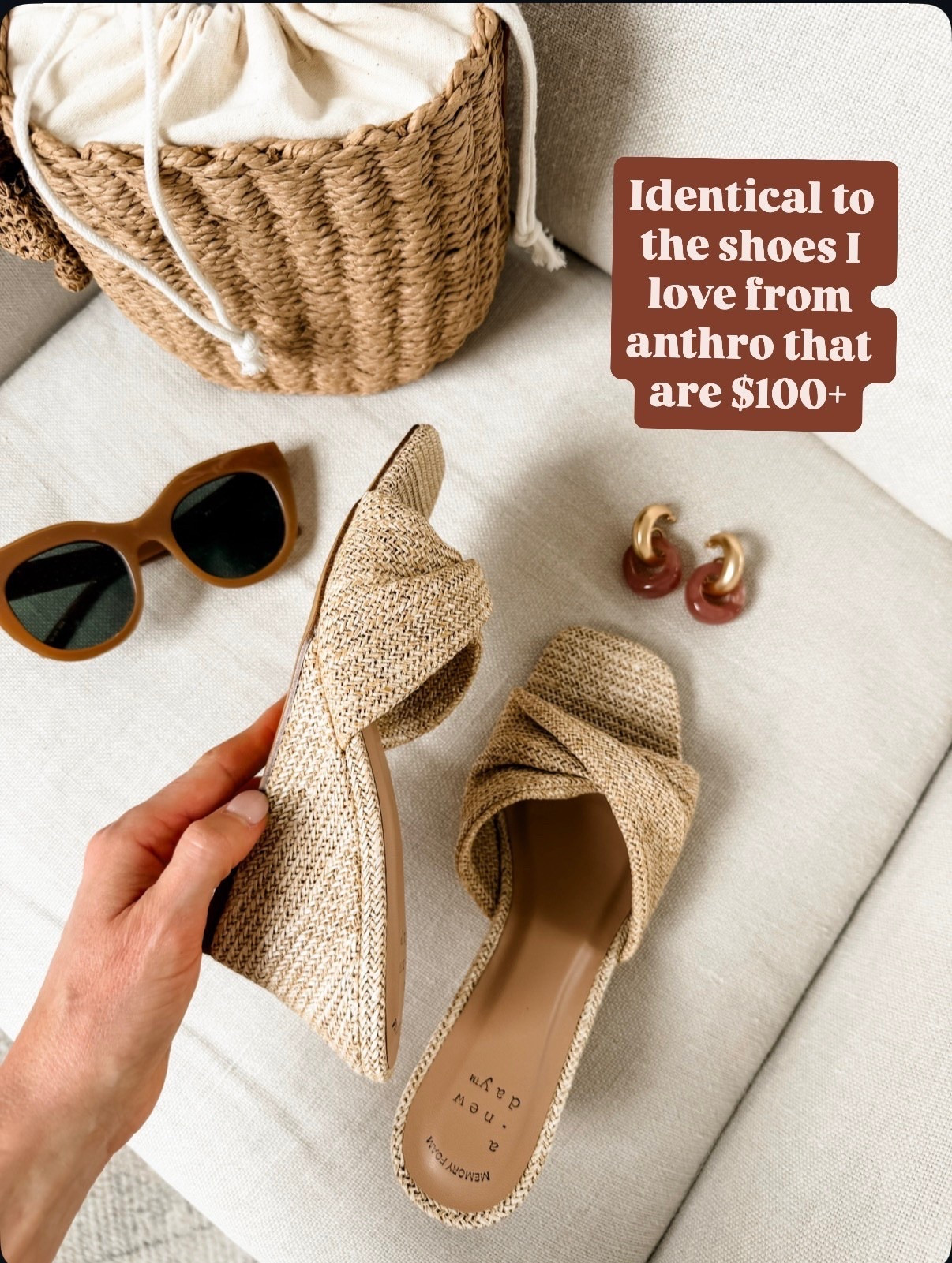 I cannot get over these rattan wedges! They are literally identical to another pair I have at a higher price point! The wedges you will wear with everything this spring & summer!

Loverly Grey, resort wear, spring wedges, summer wedges, vacation outfits, straw bag

#LTKSeasonal