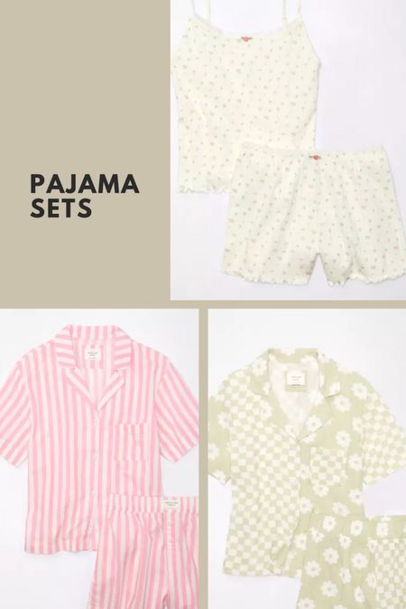 Cute and comfy pajama sets !!! 
-gift ideas
-pajamas 
-pink pajama set
-floral pjs 

#LTKStyleTip #LTKGiftGuide #LTKSeasonal