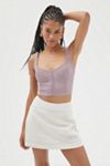 UO Sunny Distressed Mini Skirt | Urban Outfitters (US and RoW)