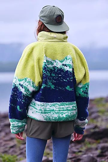 Hit The Slopes Printed Fleece Jacket | Free People (Global - UK&FR Excluded)