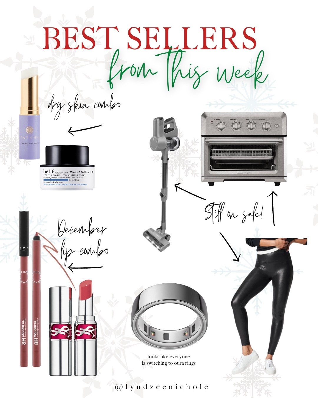 This past weeks number 1 items! So many things are still on sale! 
The Tula serum stick perfect for under eye texture
Belief moisturizers will be a dry skins bff
This lip combo is giving cherry cola
The rest needs no explanation 

#LTKGiftGuide #LTKHoliday #LTKSeasonal
