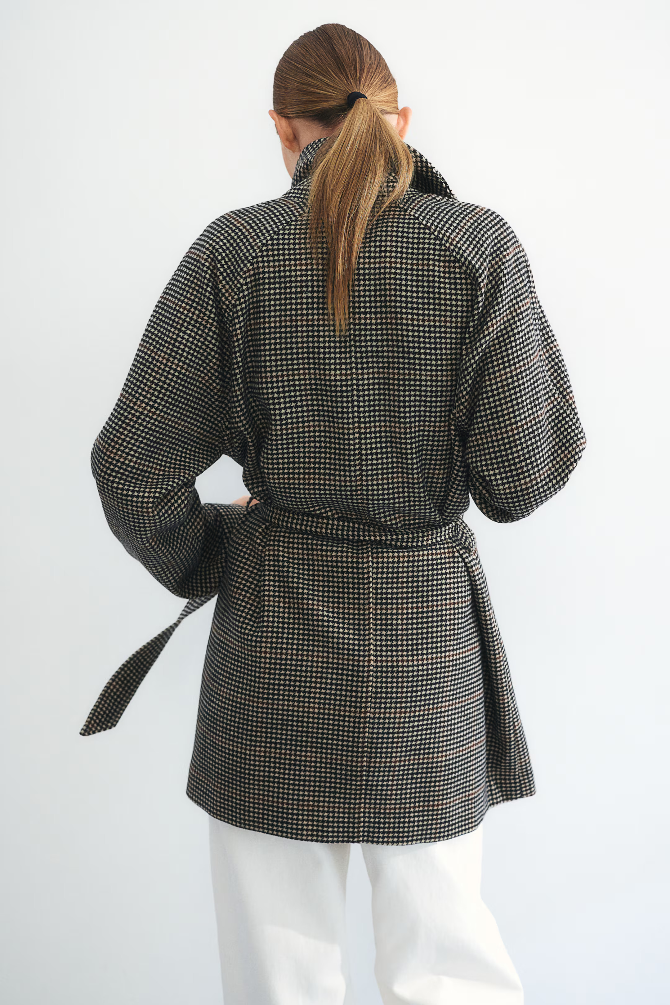 Tie-Belt Felted Coat | H&M (US + CA)