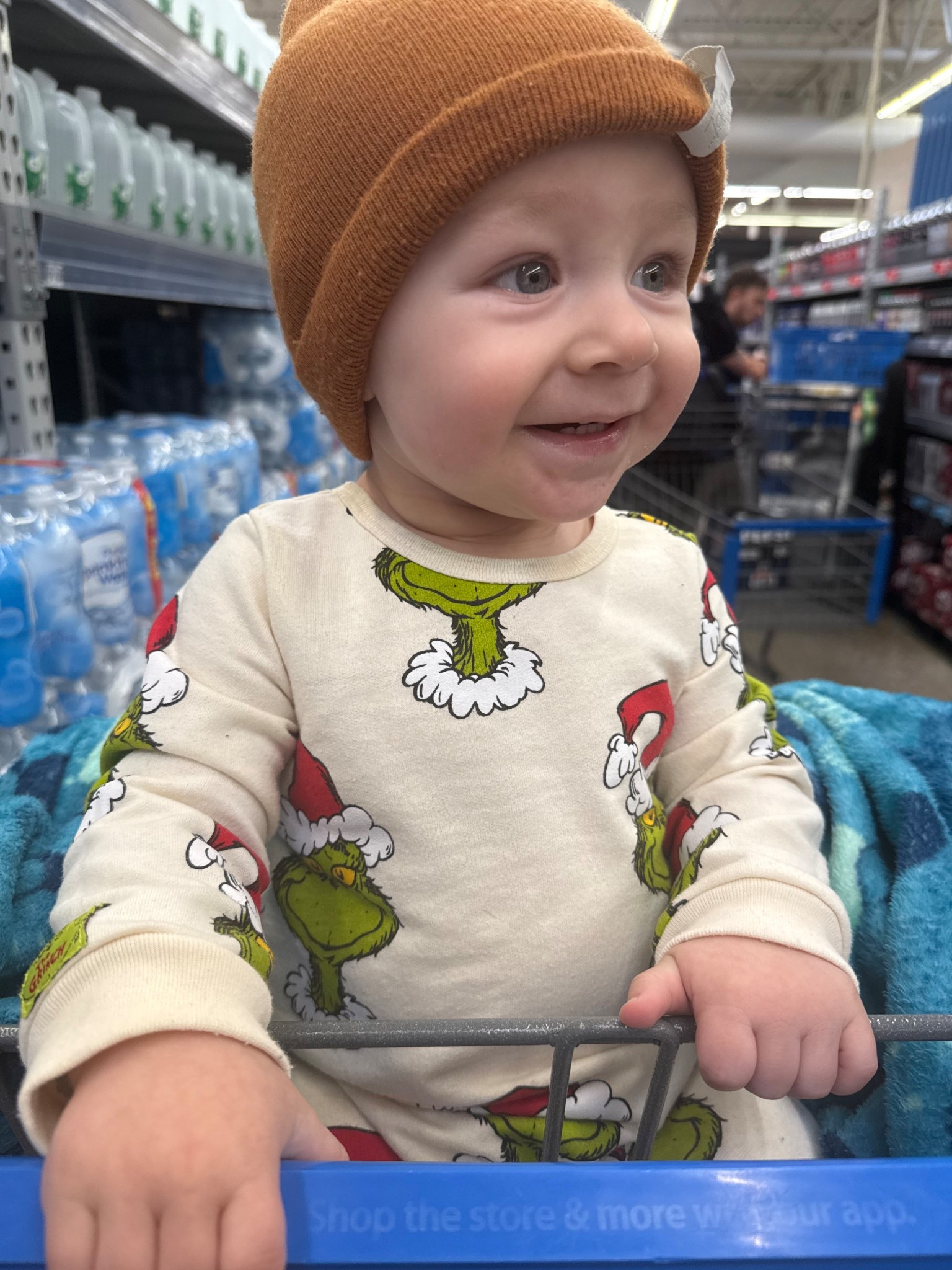 Obsessed with this baby Grinch fit 🤌🏻💚 Still on major sale at Walmart and one print is super low in stock! Run, don’t walk 🏃‍♀️🎄

#LTKHoliday #LTKSaleAlert #LTKBaby