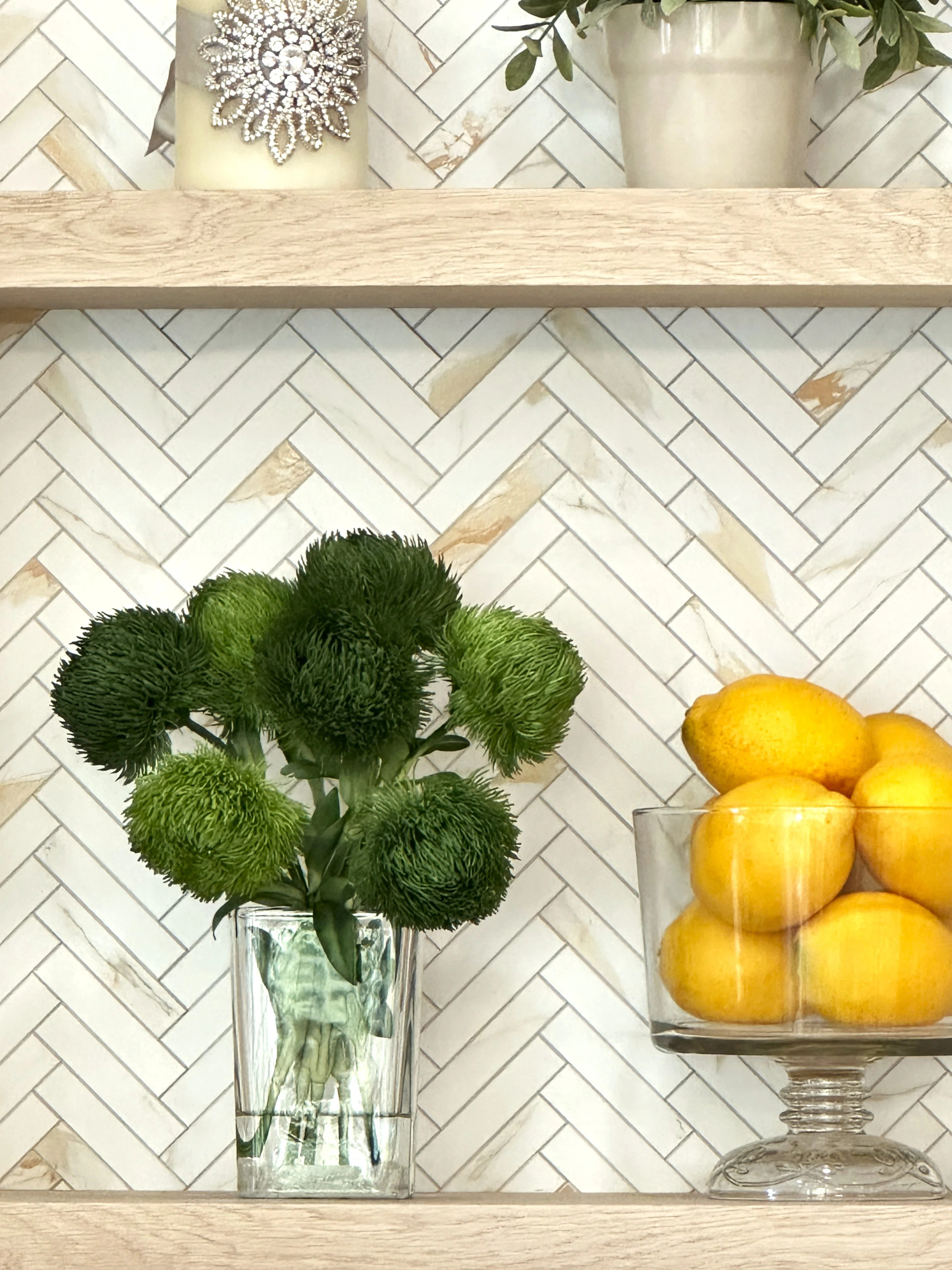 Green Real Touch Dianthus Arrangement, Modern Home/office Decor, Artificial Faux Flower Centerpie... | Wayfair North America