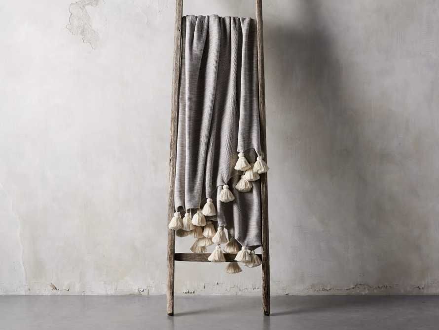 Marled Grey Knit Throw | Arhaus | Arhaus